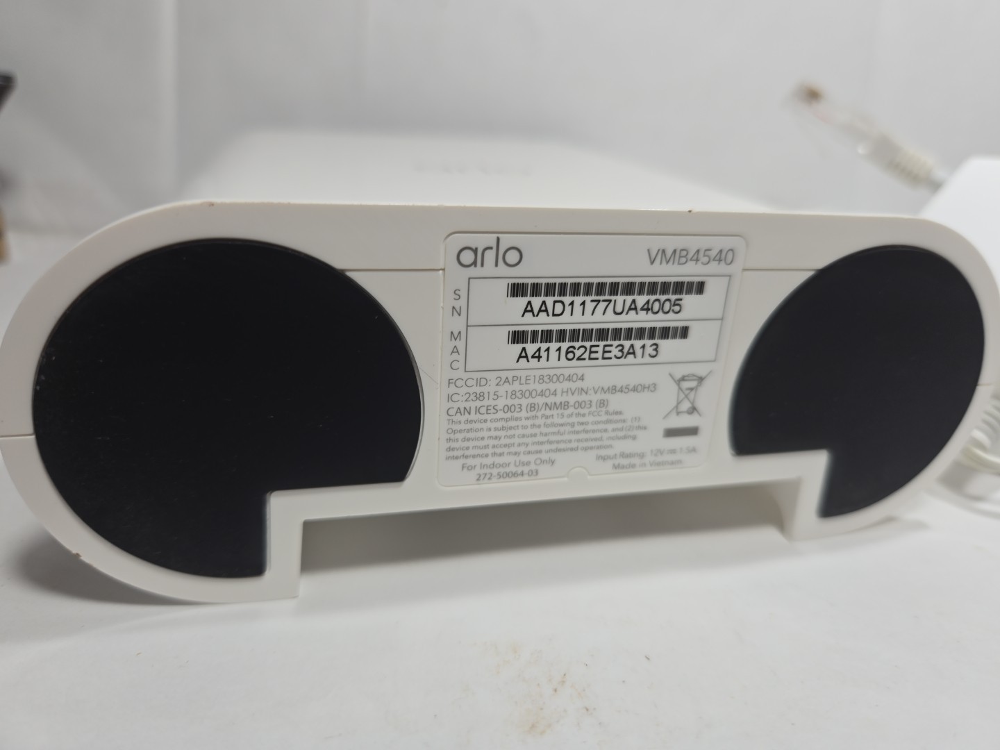 Arlo VMB4540 Smart Hub Base Station for Pro, Pro 2, Pro 3, 4K Ultra, Ultra 2