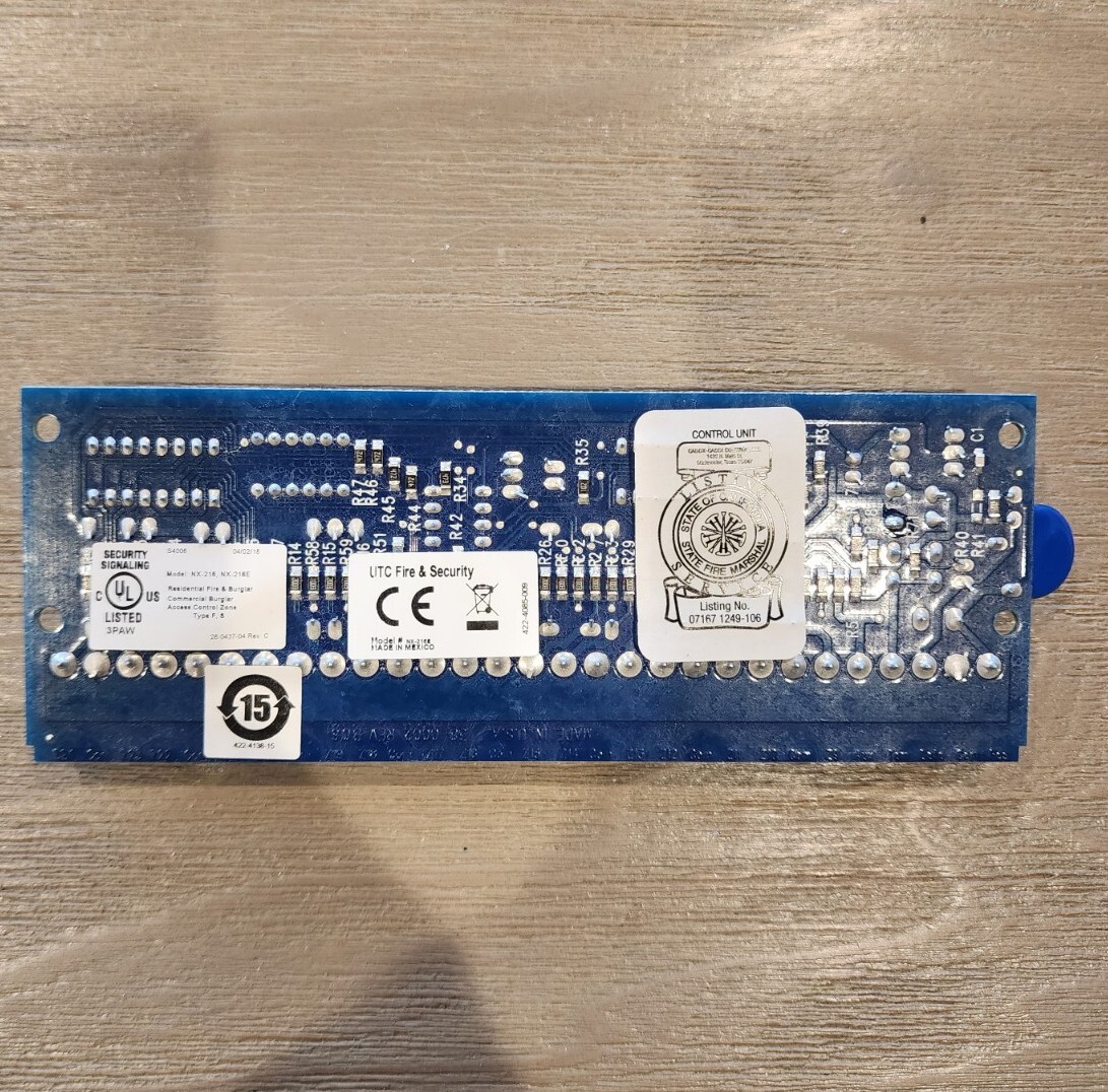 GE Interlogix UTC Caddx-Caddi Controls NX-216E Security 16-Zone Expander Module