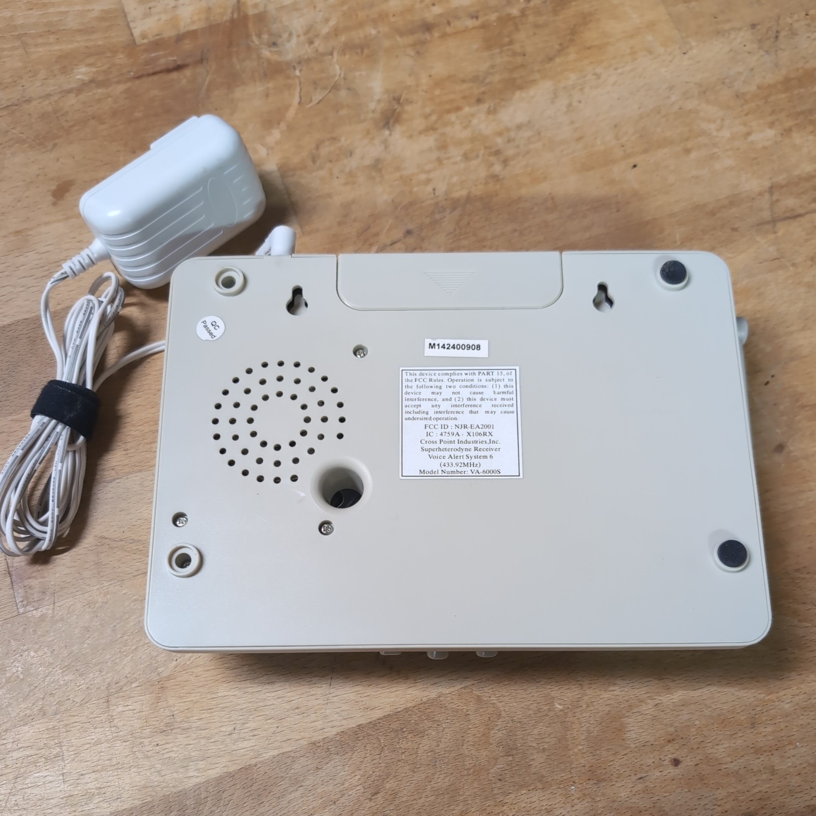 Voice Alert System 6 Wireless Annunciator System VA-6000S Receiver Only