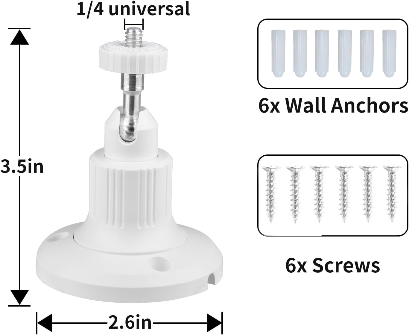 Durable 2-Pack Wall Mount for Arlo Security Cameras – Rust & Weather Resistant