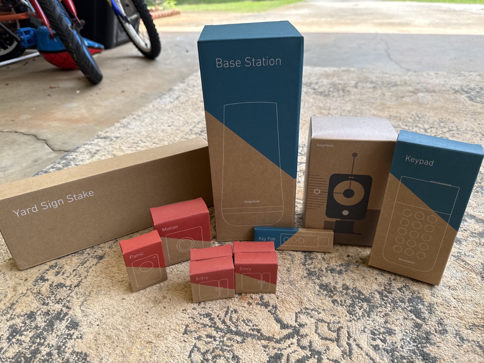 SimpliSafe 9pc Wireless Wi-Fi Security Kit Keypad, Base, Motion & Entry Sensors