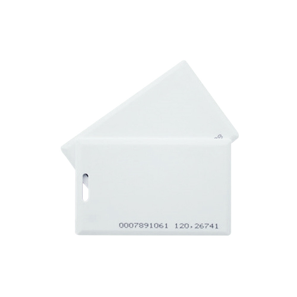 Clamshell 2MM Thickness 125KHZ EM4100/4102 RFID Access Control System card 50pcs