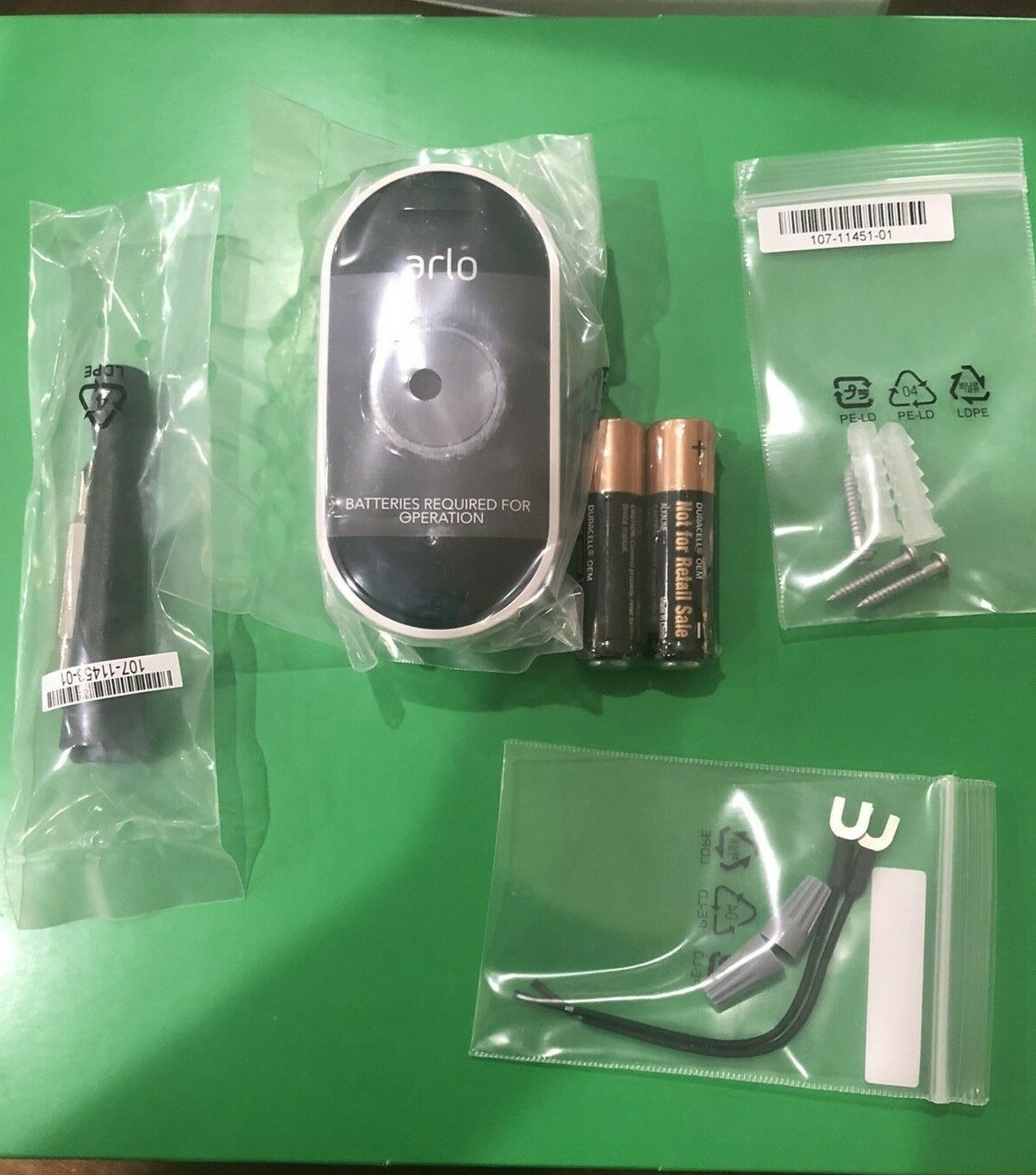 Brand New Sealed Netgear Arlo Audio Doorbell AAD1001-100NAS NO BOX