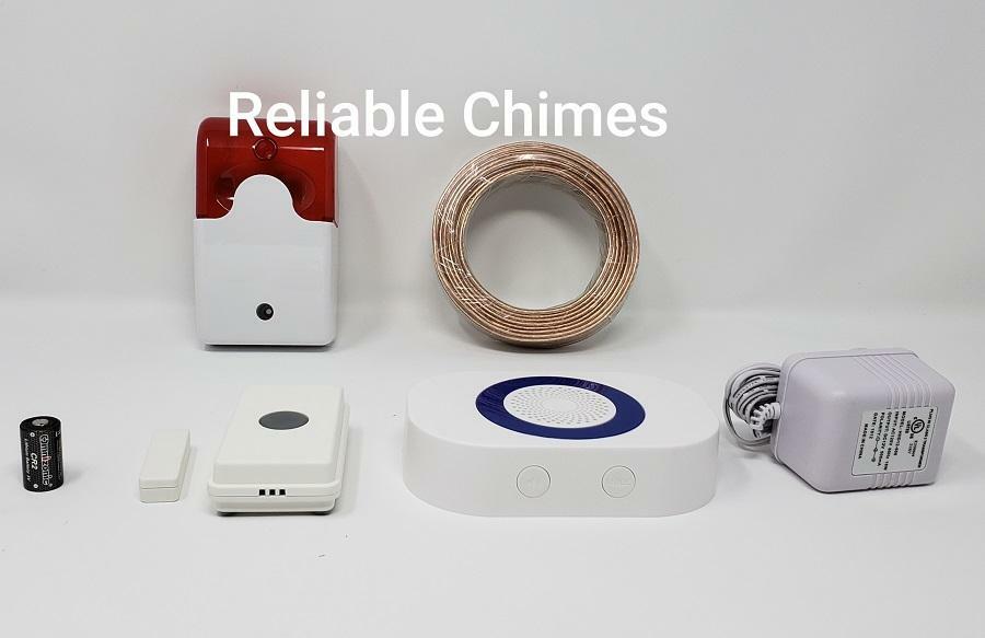 Wireless Warehouse Doorbell with Siren and Strobe