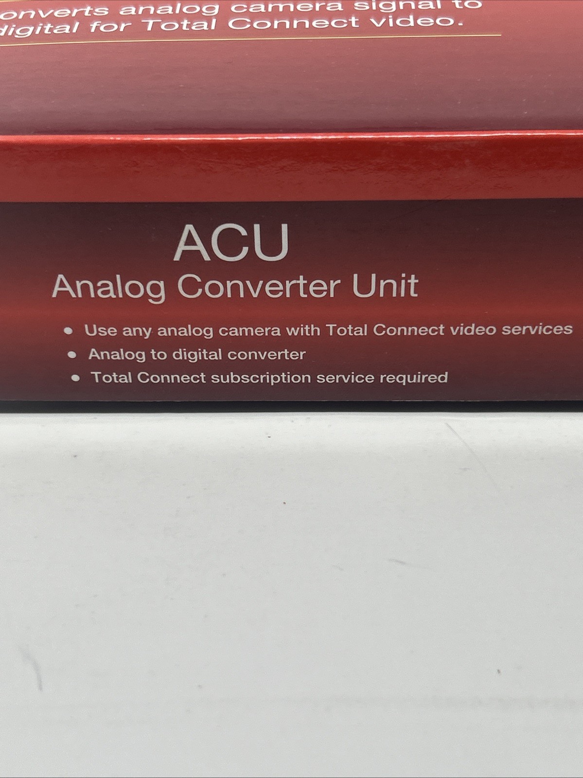NEW Honeywell ACU Analog Converter Unit Coverts Analog Camera Signal To Digital