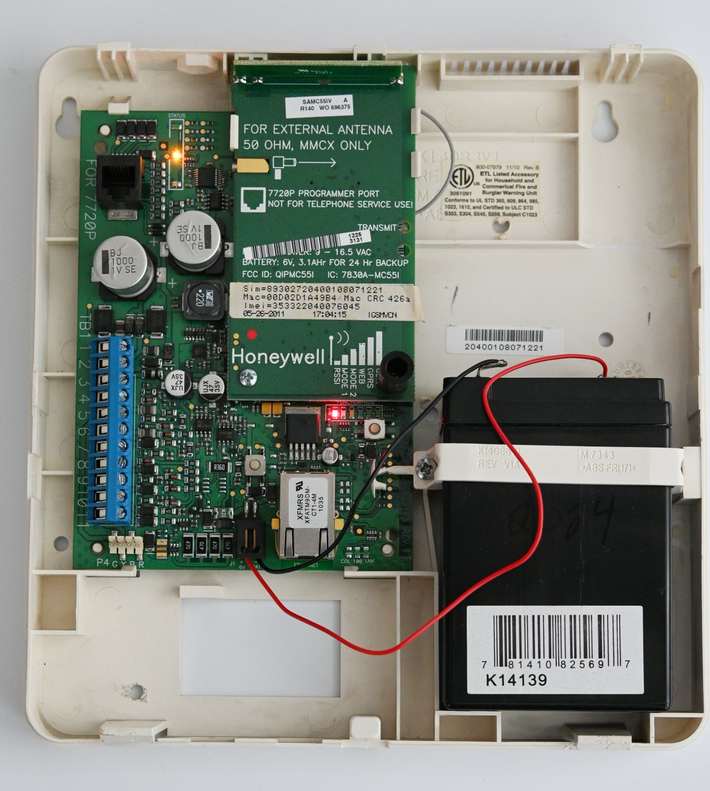 Honeywell 7845GSM 7845iGSM Digital Cellular Communicator For VISTA Series Panels