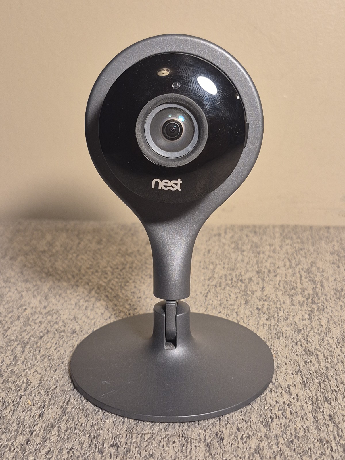 Google Nest Cam Indoor NC1102ES Security Camera Complete Tested And Cleared