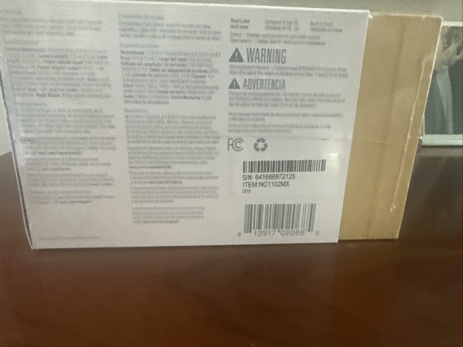 Google Nest NC1102ES Cam Indoor Security Camera 1st Gen – Black – New & Sealed