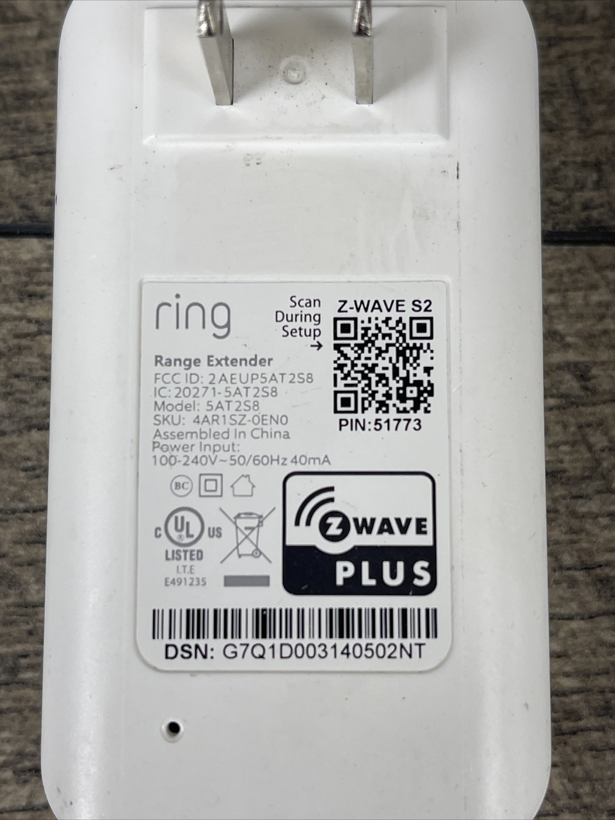 Brand New Ring Alarm Security System Range Extender 2nd Gen 5AT2S8