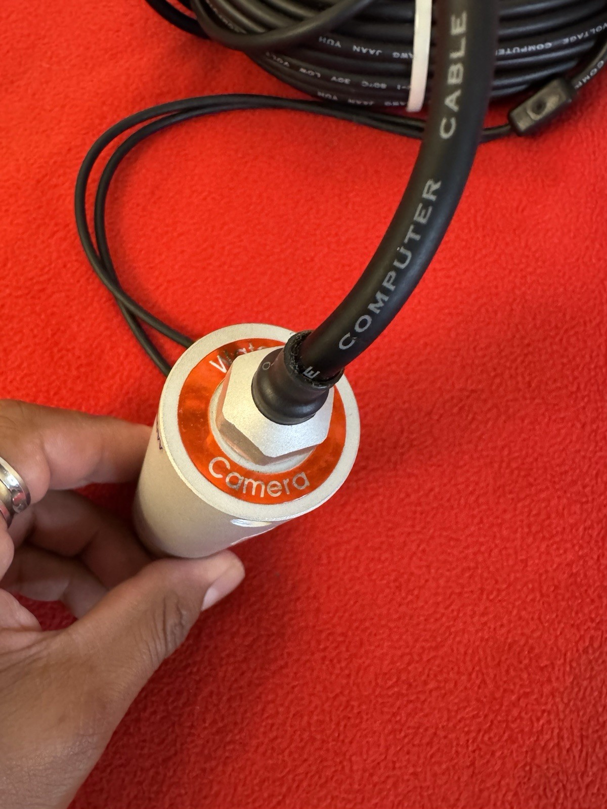 Colour Waterproof Outdoor Submersible Camera W/30 Meters Of Camera Cable