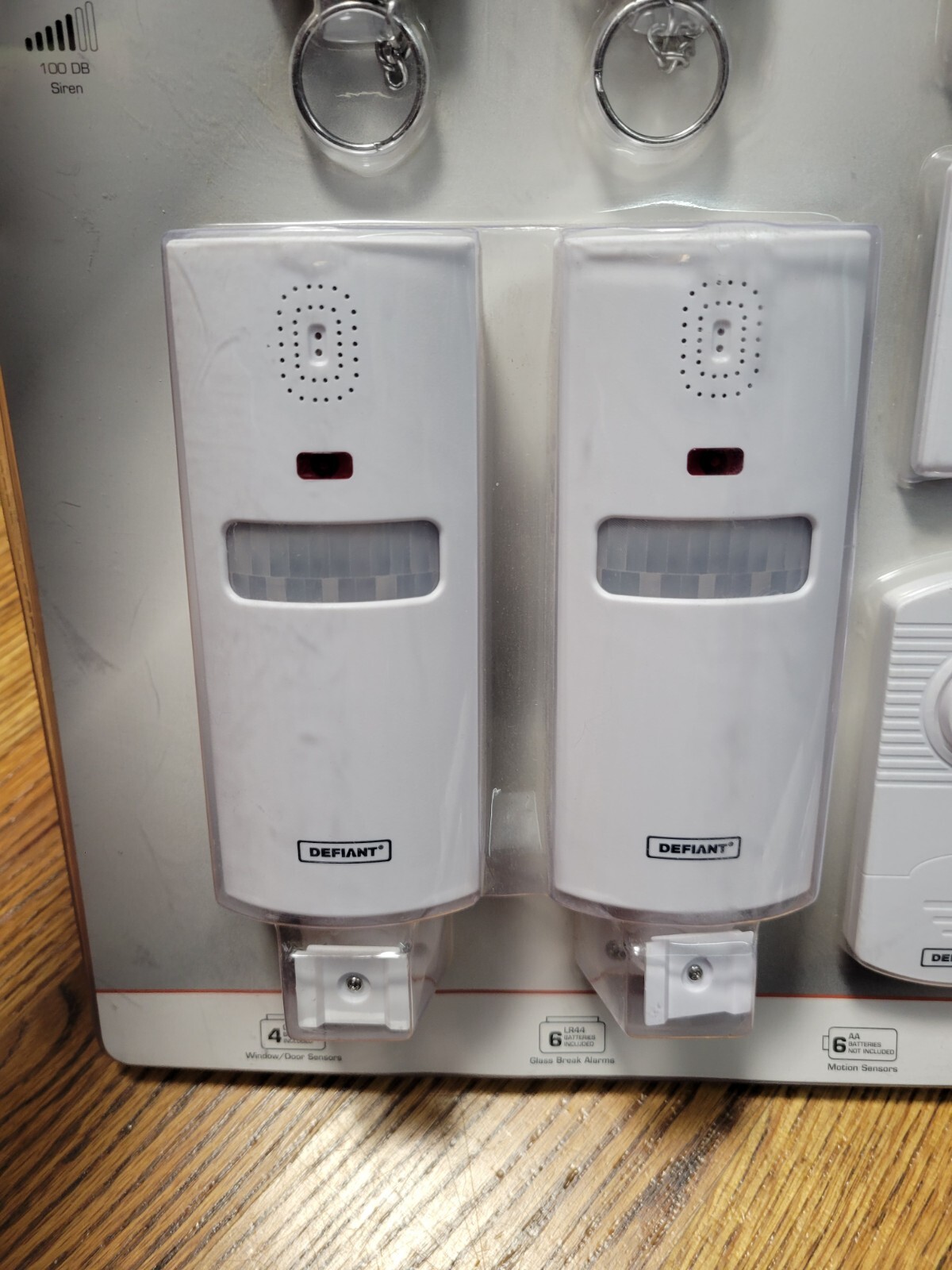 (1) New Defiant Wireless Home Protection System: 4 Window/door, 2 Motion, 2 Glas