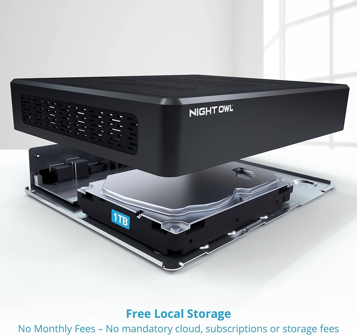 Night Owl 4K Wi-Fi NVR W/1TB Hard Drive & 3 Battery 1080P HD Spotlight Cameras™