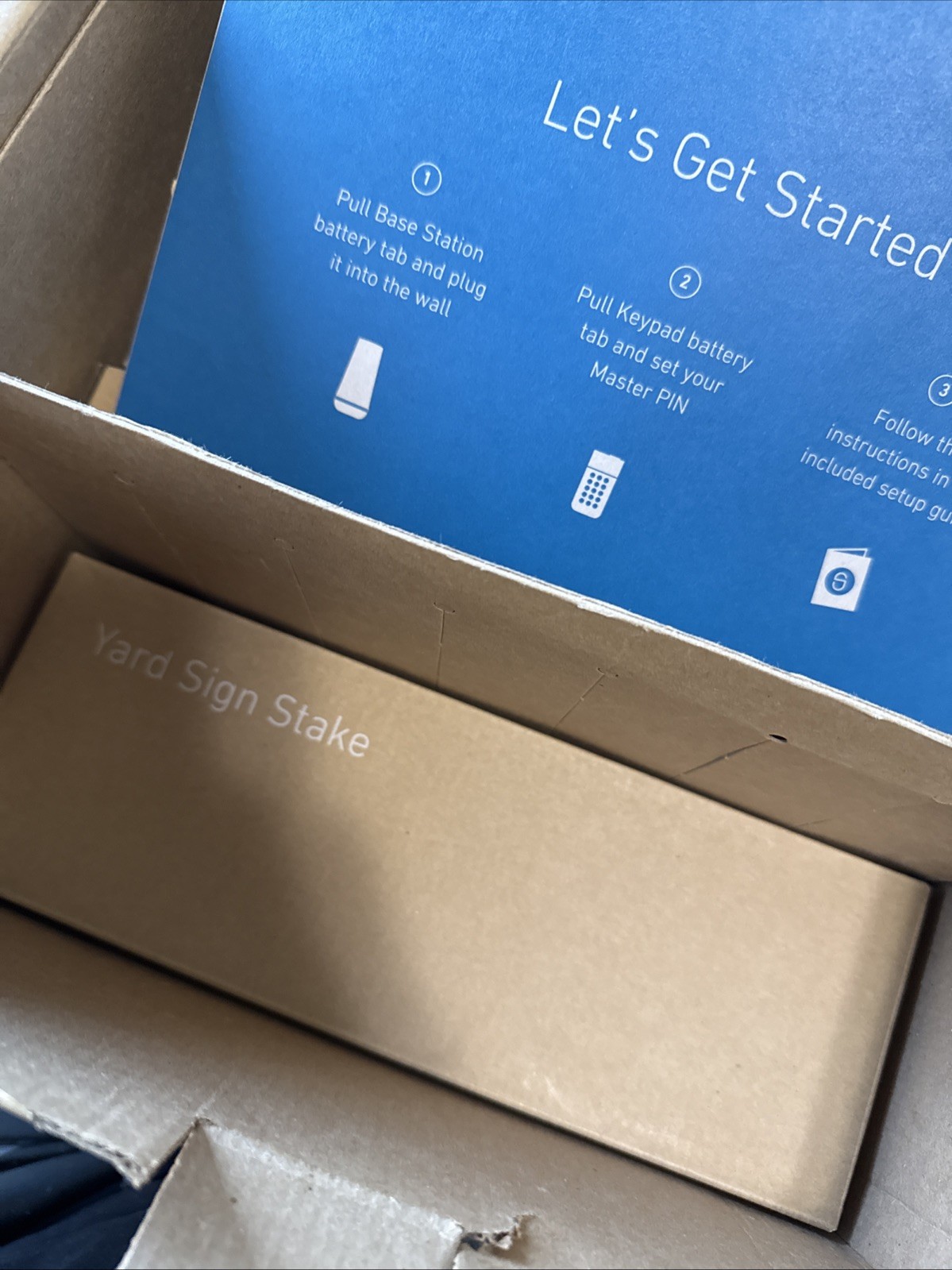 8 Piece SimpliSafe Security System Camera Sensors Keypad Motion Yard Sign.