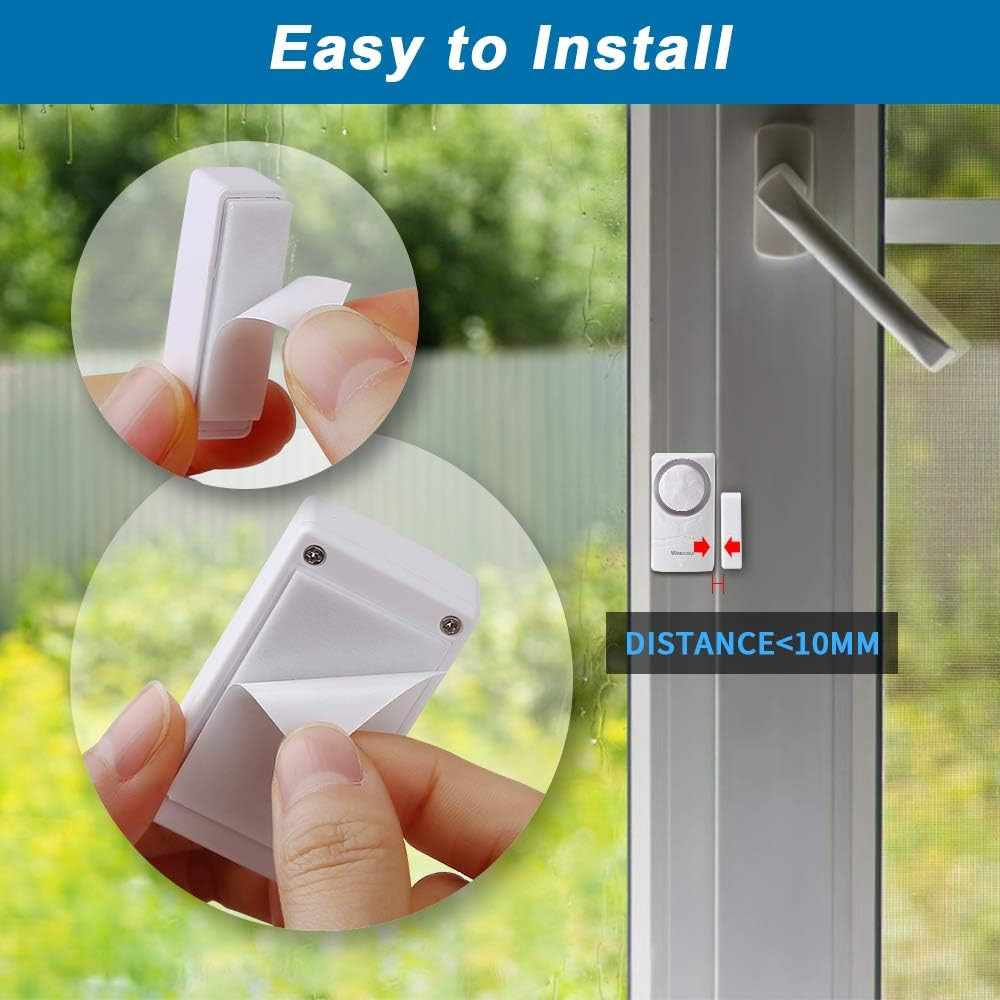 Door and Window Alarm for Home Wireless Alarm Security System Magnetic Alarm Sen