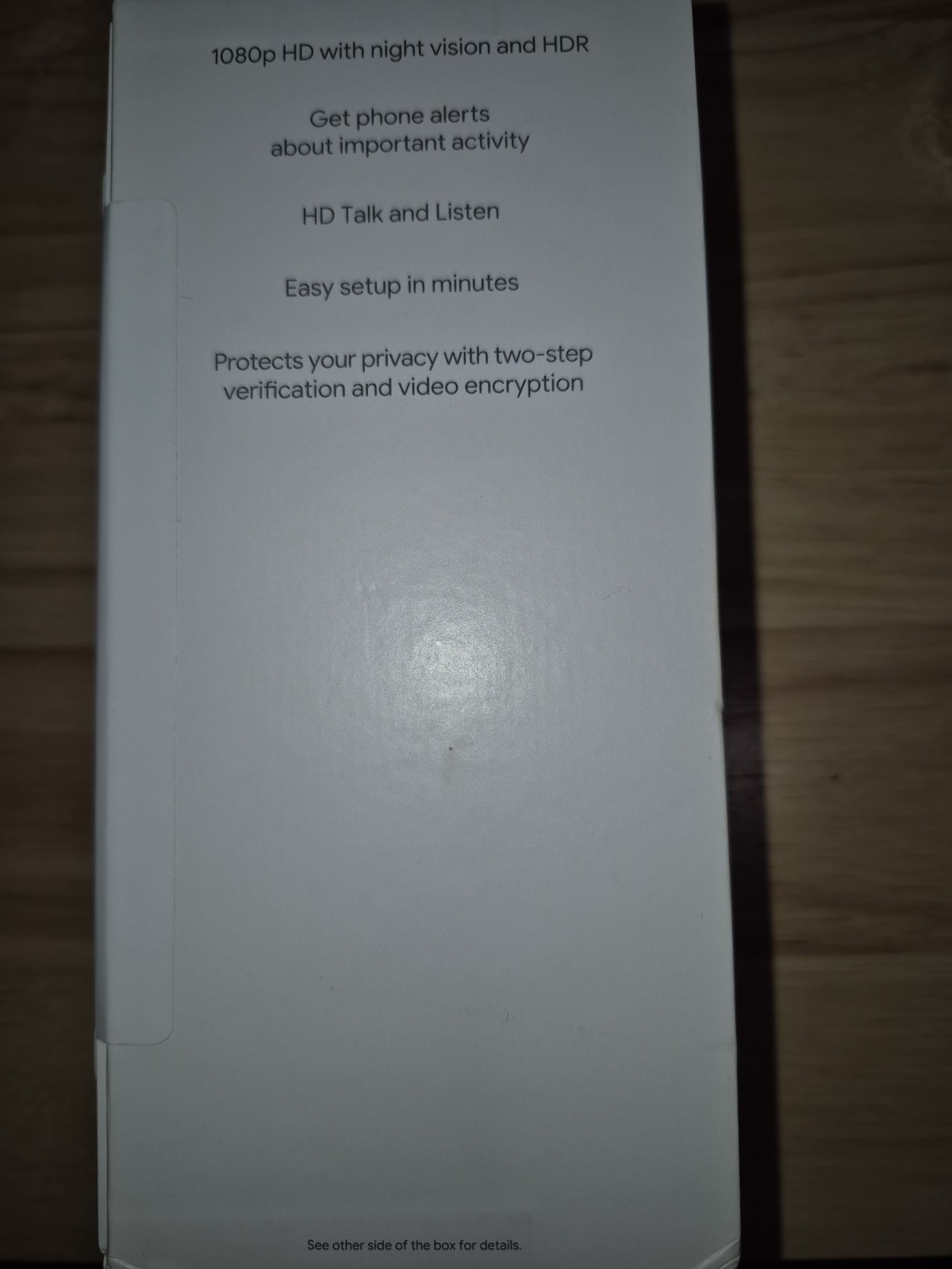 Google Nest Cam Indoor Wired Security Camera 2nd Gen (GA01998-US) White…NEW!!