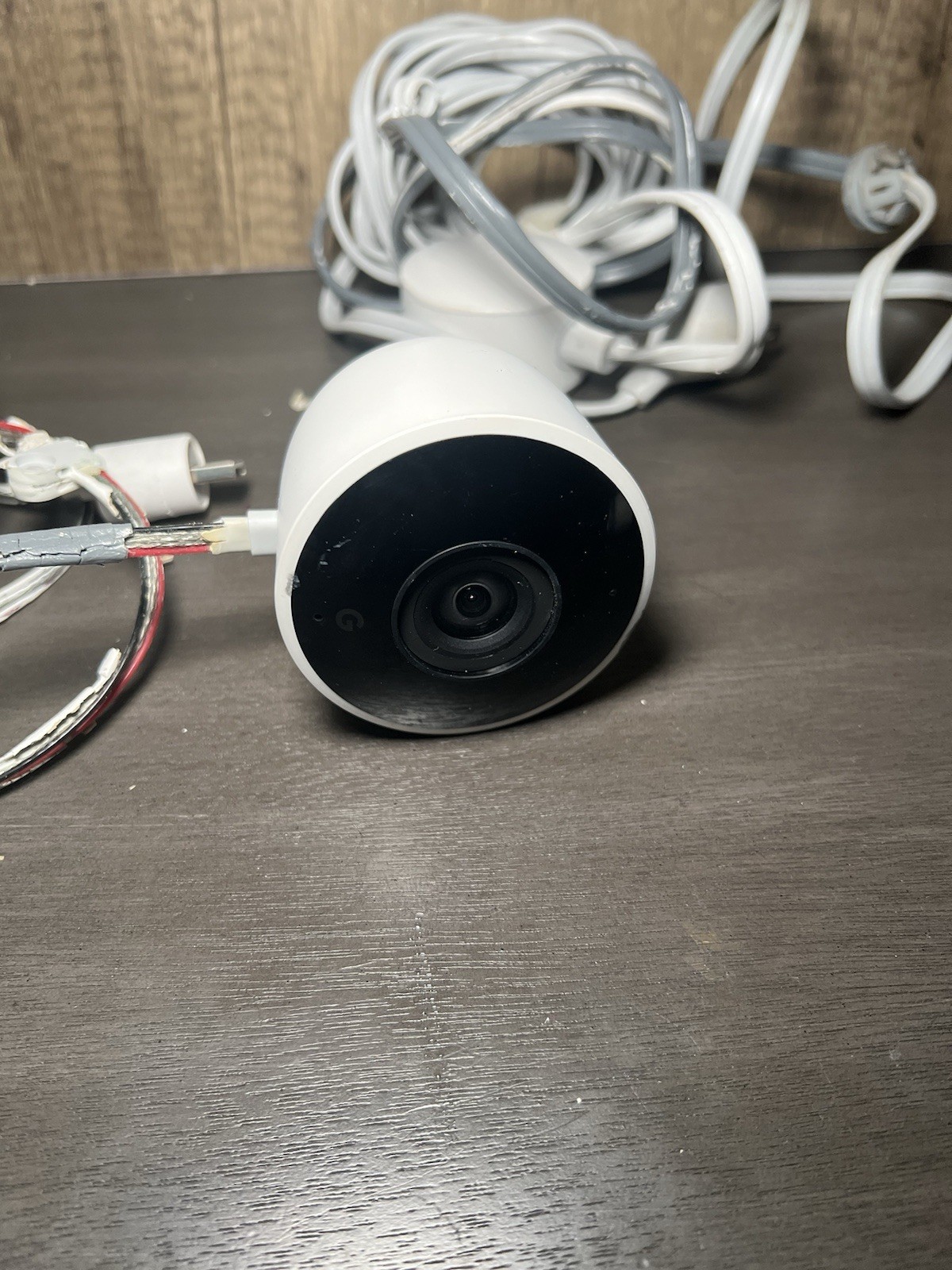 Google Nest Cam Outdoor Security Camera extension Wired NC2100ES Night Vision