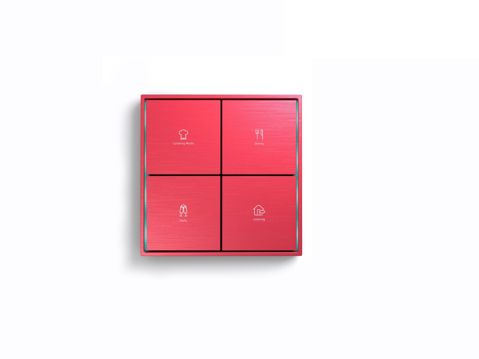 KNX KEYPAD 8 BUTTONS CITRON SQUARE OR RECTANGULAR LUXURY
