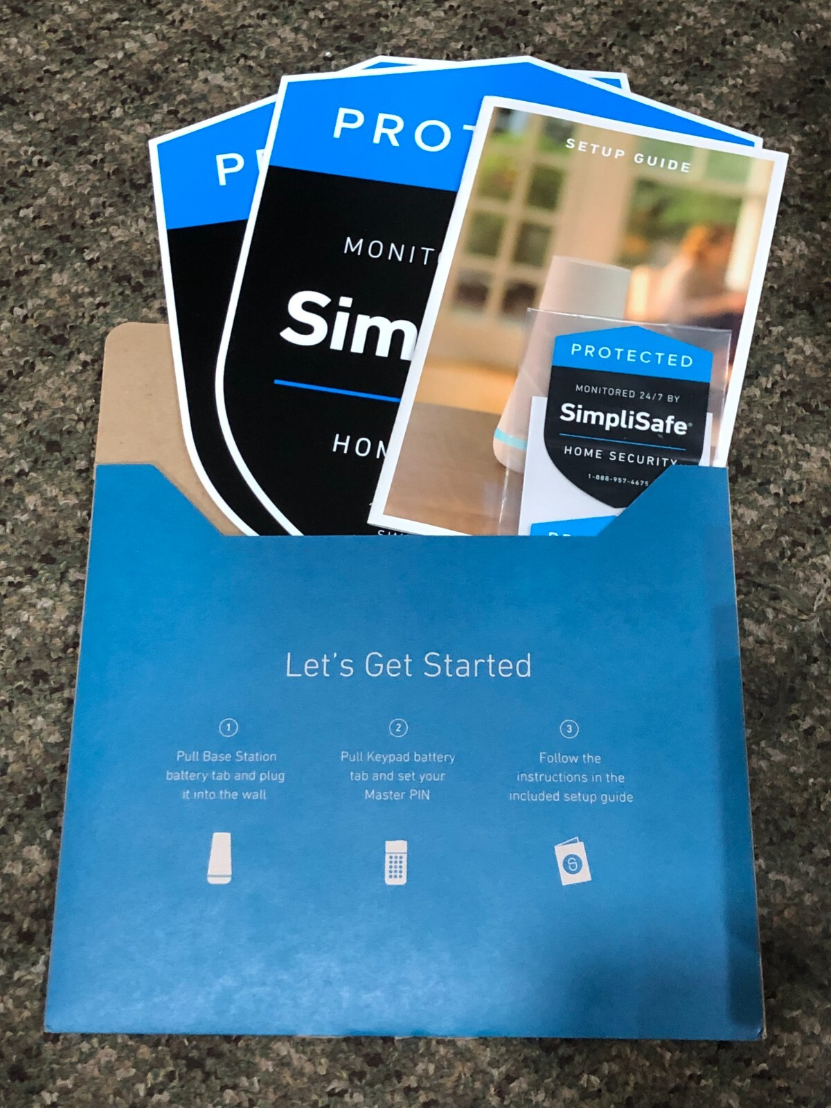SimpliSafe Base Station, Key Pads, Camera, Motion sensors, Entry, Key Fobs MORE