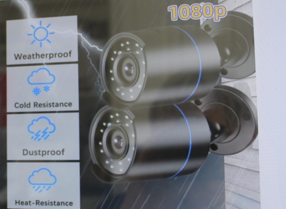 New 3000TVL Home Security System Surveillance DVR 4 Night Vision Cameras Kit