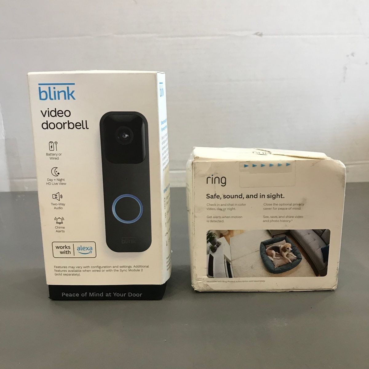 Ring Indoor Cam & Blink Video Doorbell
