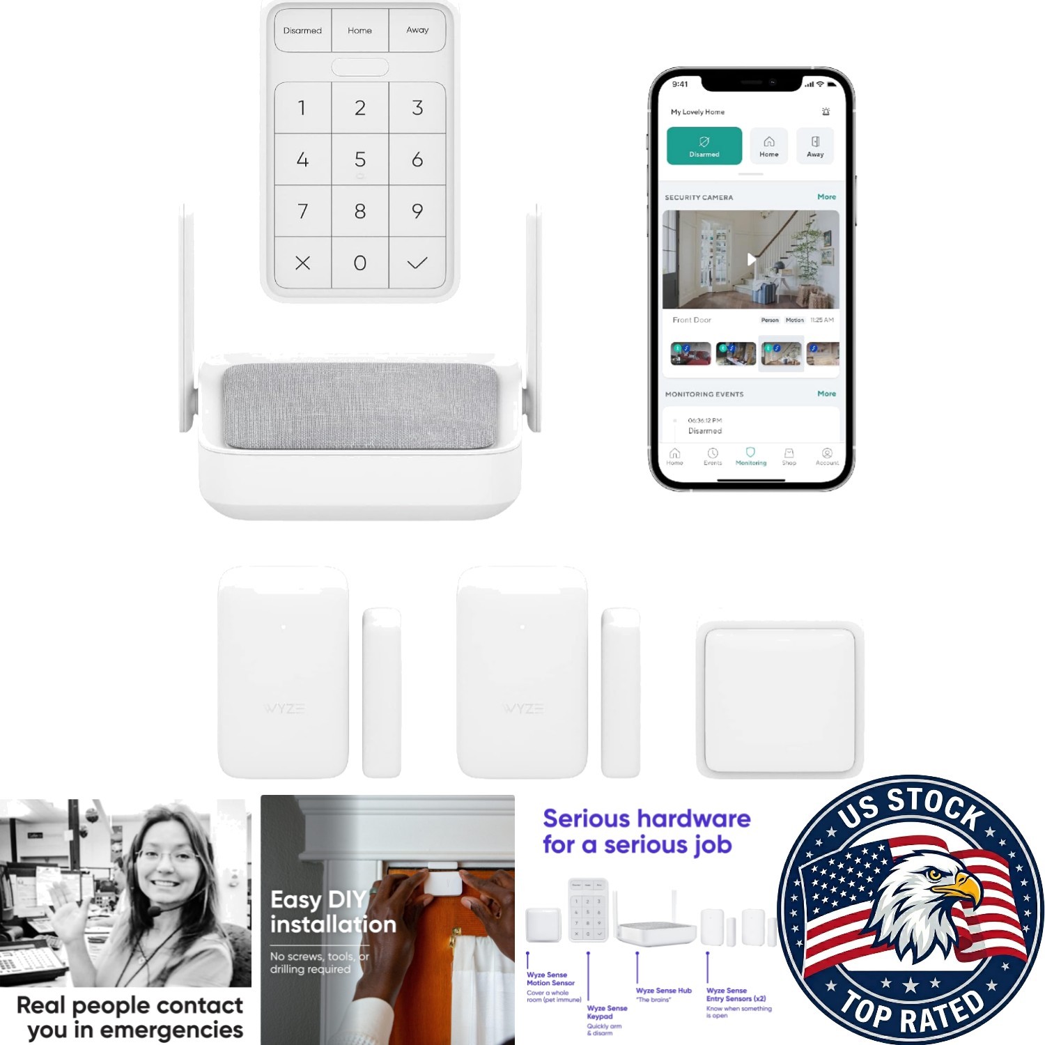 DIY Home Security System – Keypad, Sensors & 24/7 Monitoring for Ultimate Safety
