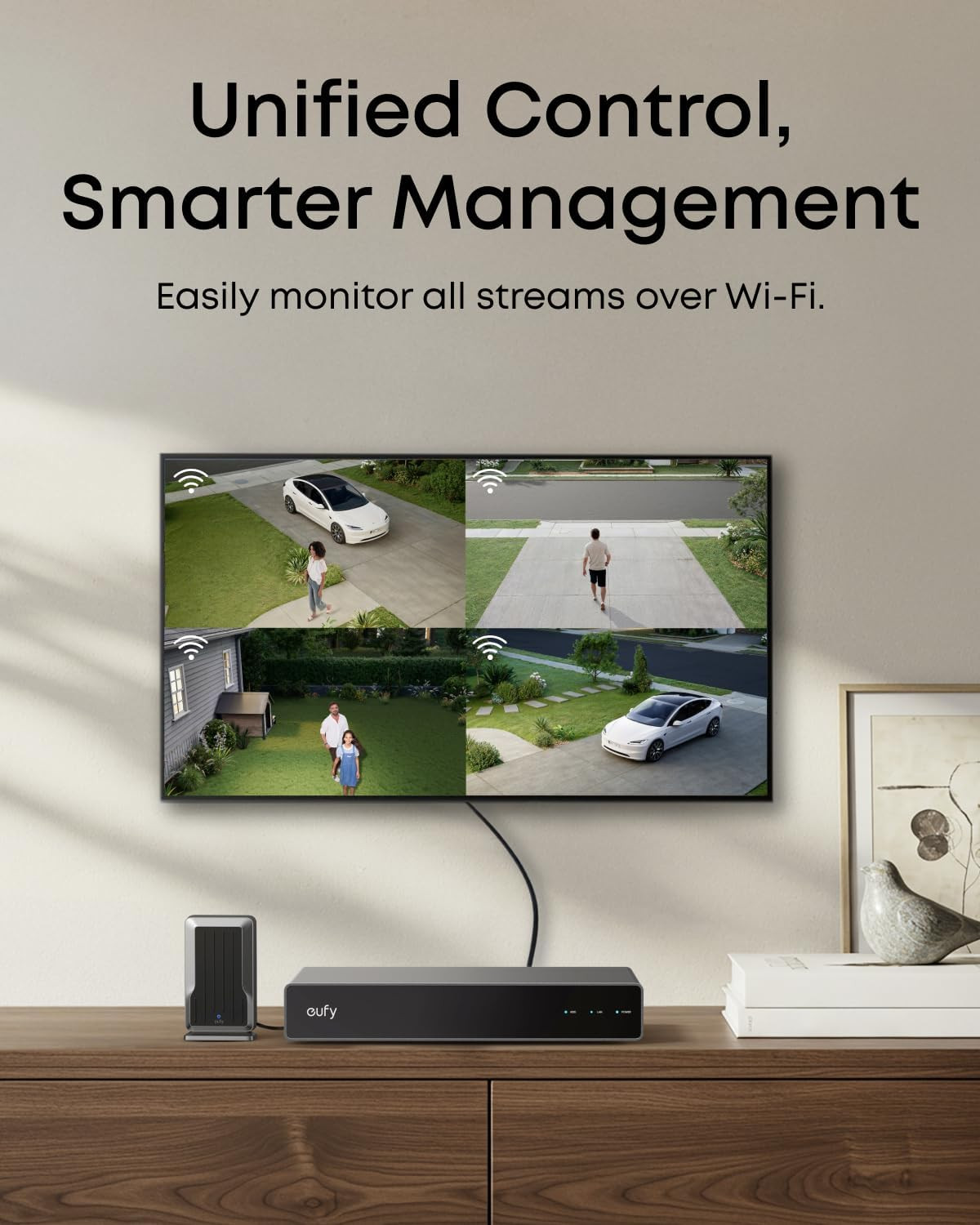 Eufy Securty NVR Wi‑Fi Module, Only for Eufy Poe System, Supports up to 16 Eu…