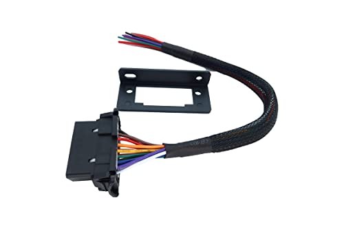 OBD2 J1962 Female to Open Pigtail Cable Bracket OBDii Port Replacement Cable