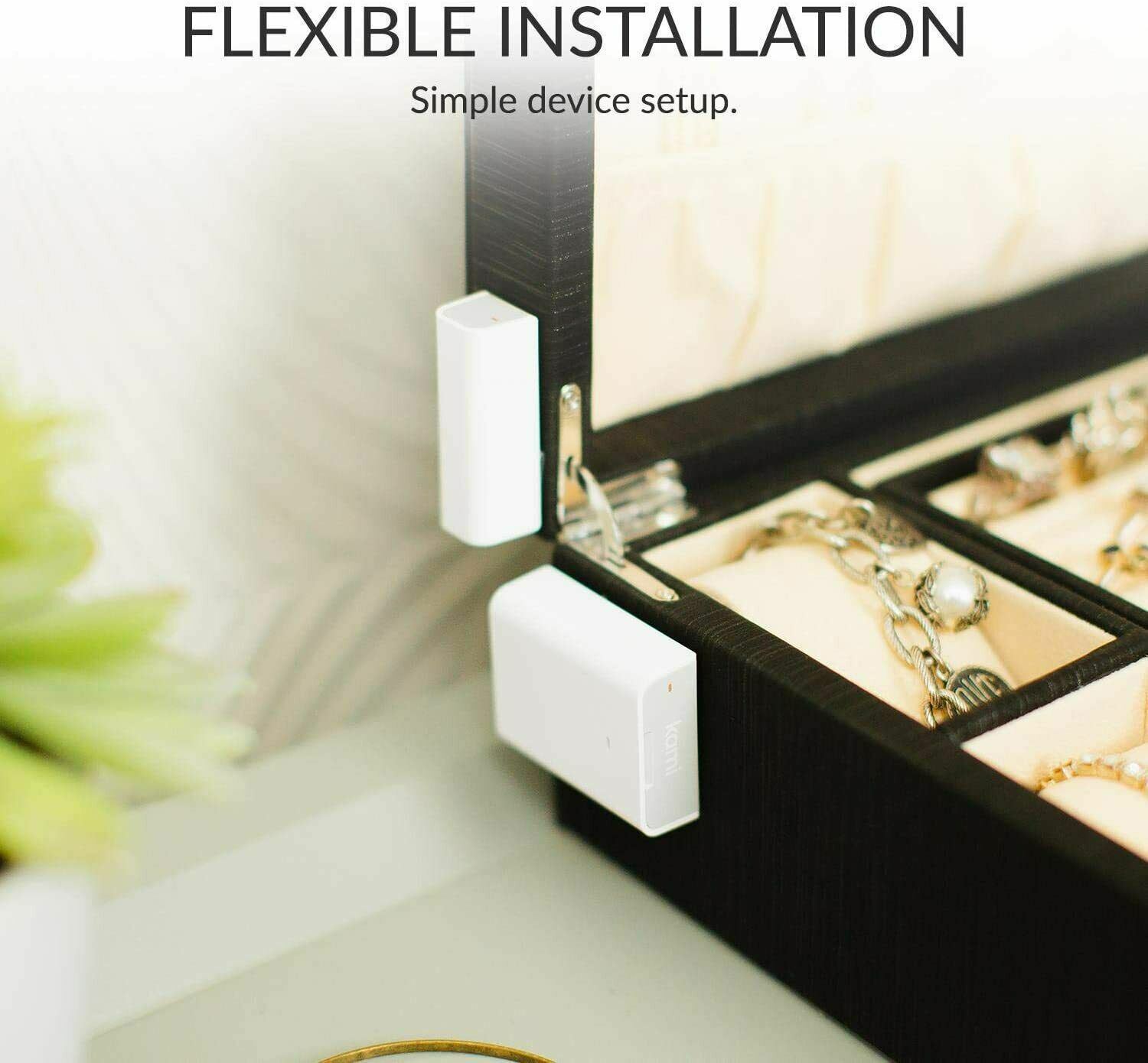 Yi Kami Smart Security Starter Kit Wireless Window Door Entry Motion Sensor