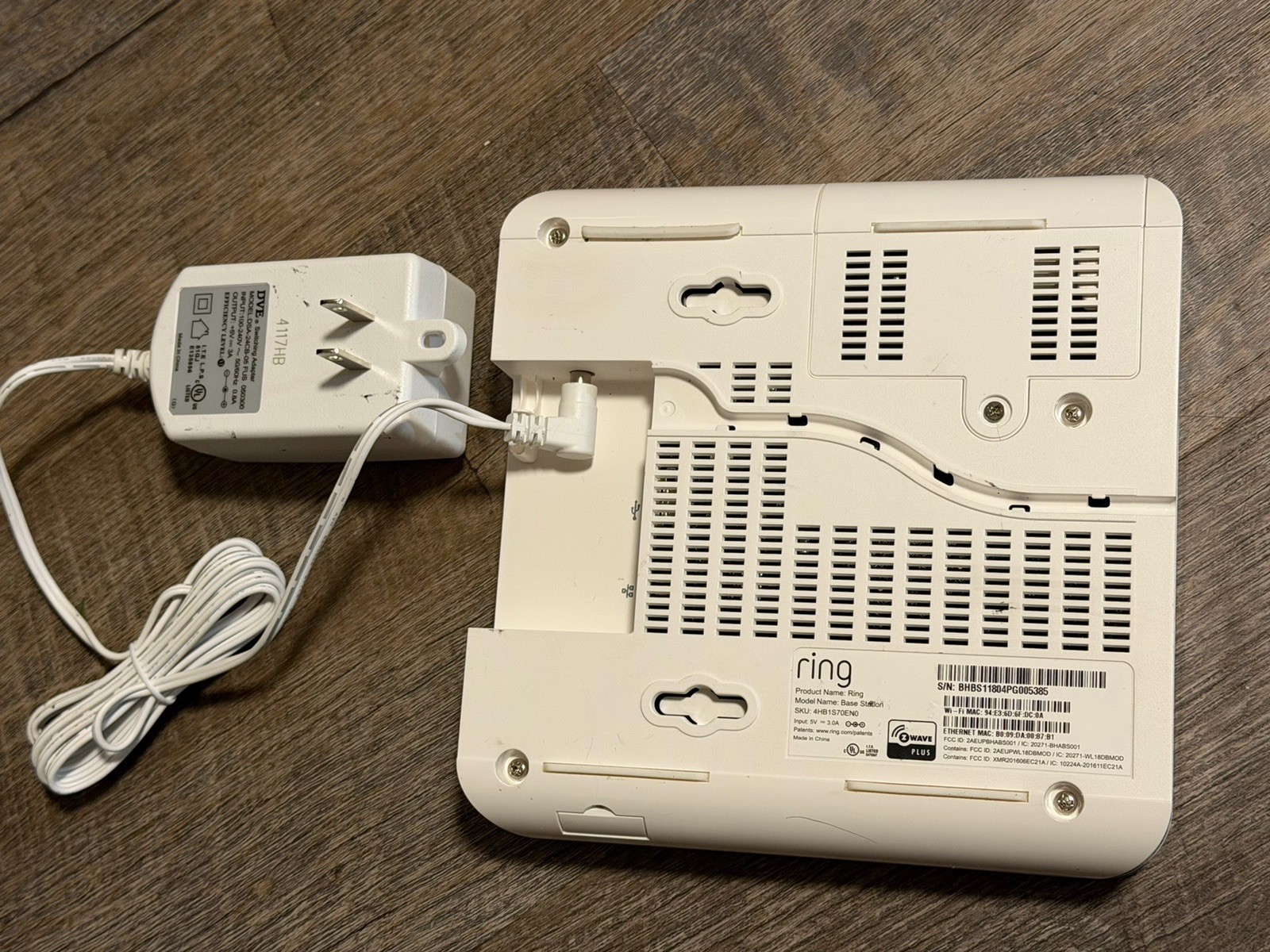 Ring Alarm Base Station 4HB1S70EN0 & Keypad Gen 1 *Unknown Registration Untested