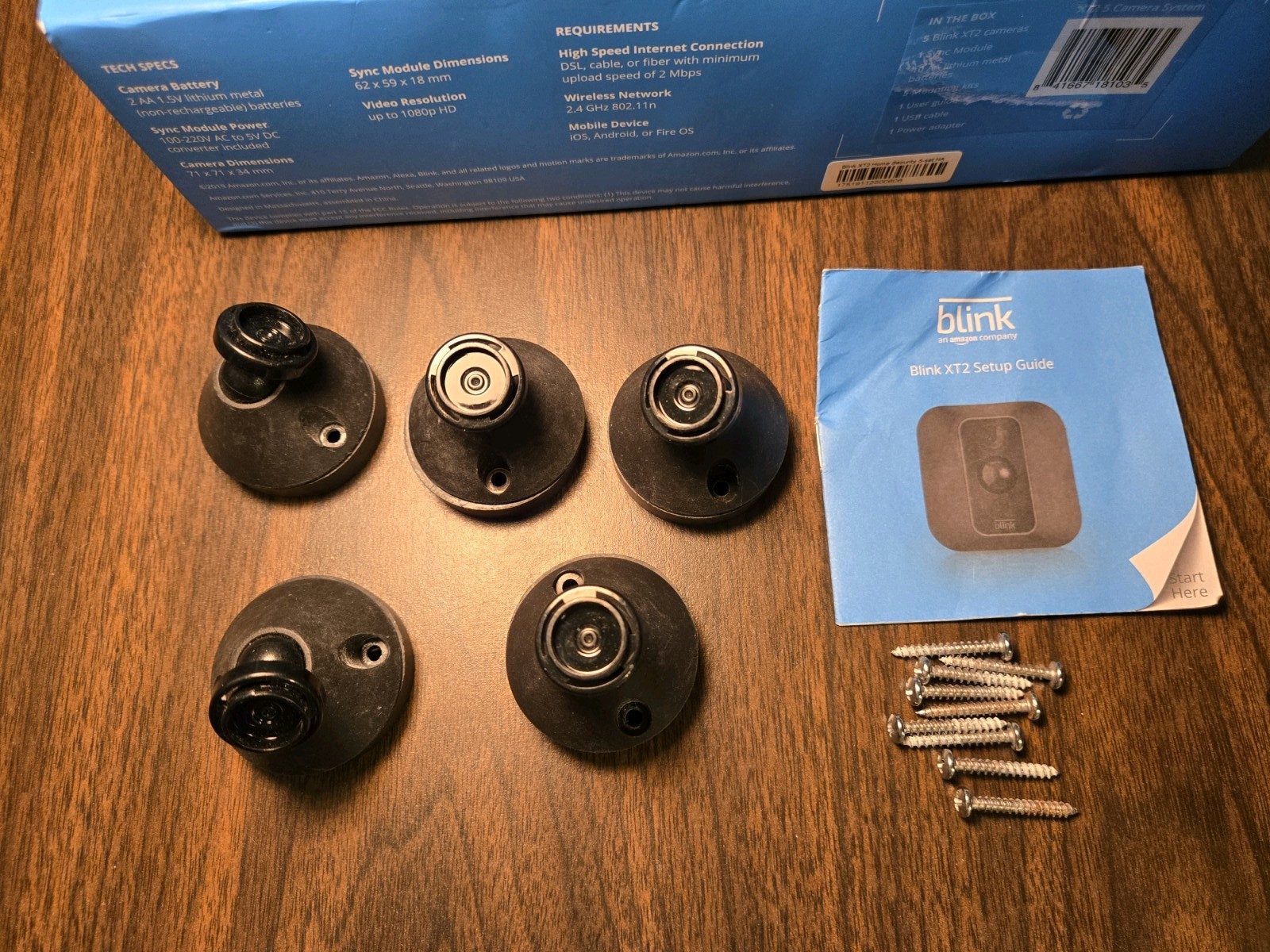 Blink XT2 5 Security Camera System BCM00200U Indoor/Outdoor – **LOCKED**