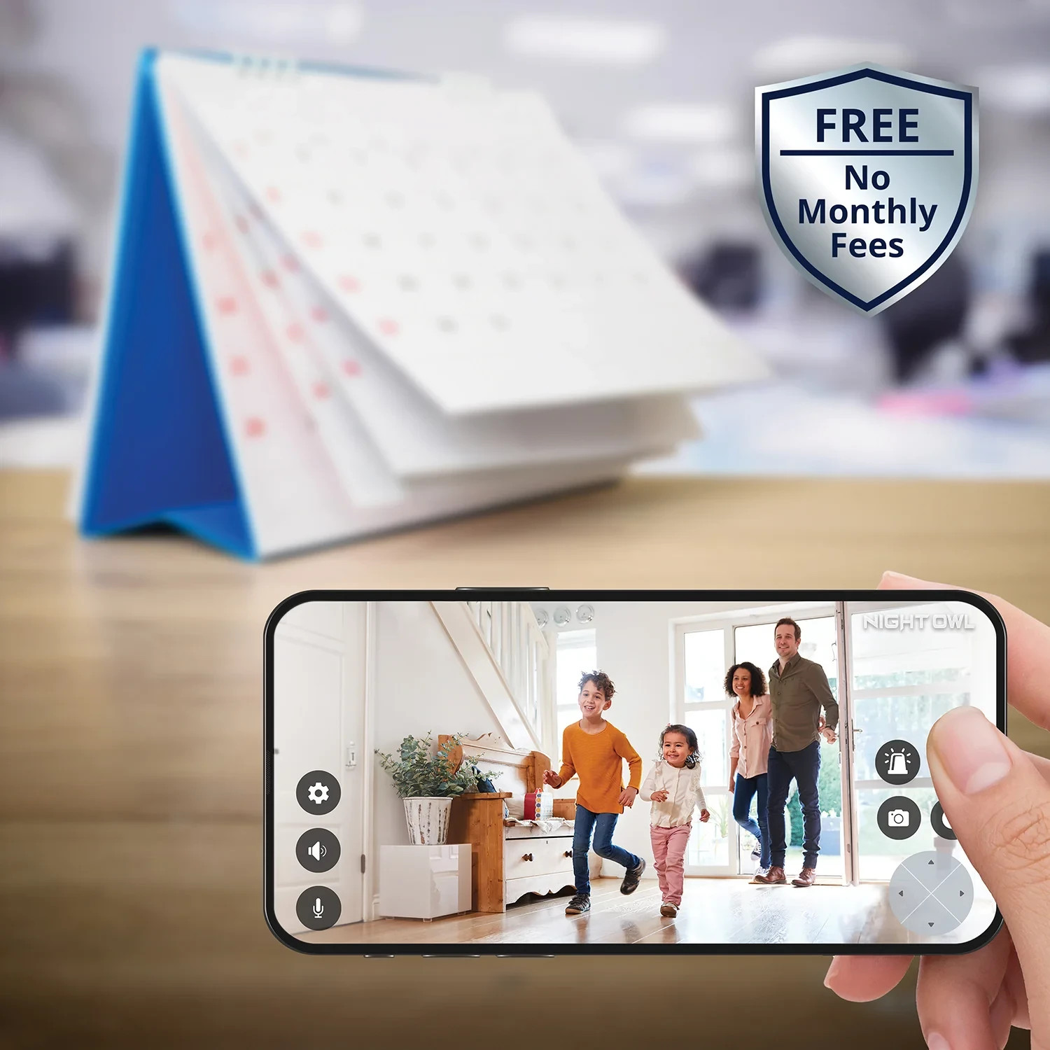 Night Owl 2K Wireless Battery Powered Cameras Security System (Refurbished)
