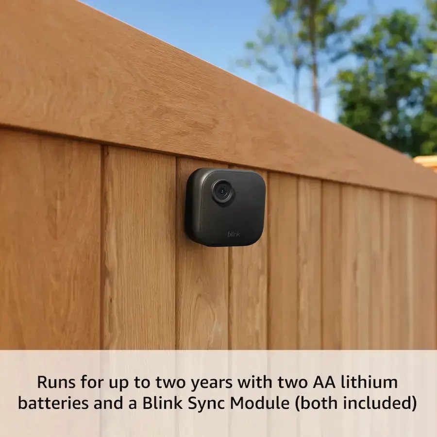 Blink-Outdoor 4–Wireless Smart Security Camera, 1080p HD Module core, 5 Cameras