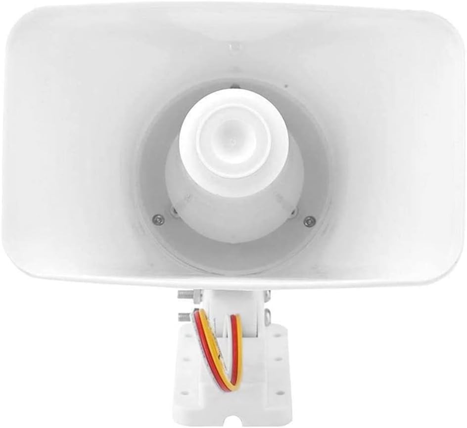 Alarm Dual Tone Wired Horn Siren with Bracket,130Db Loud Voice Warning System fo
