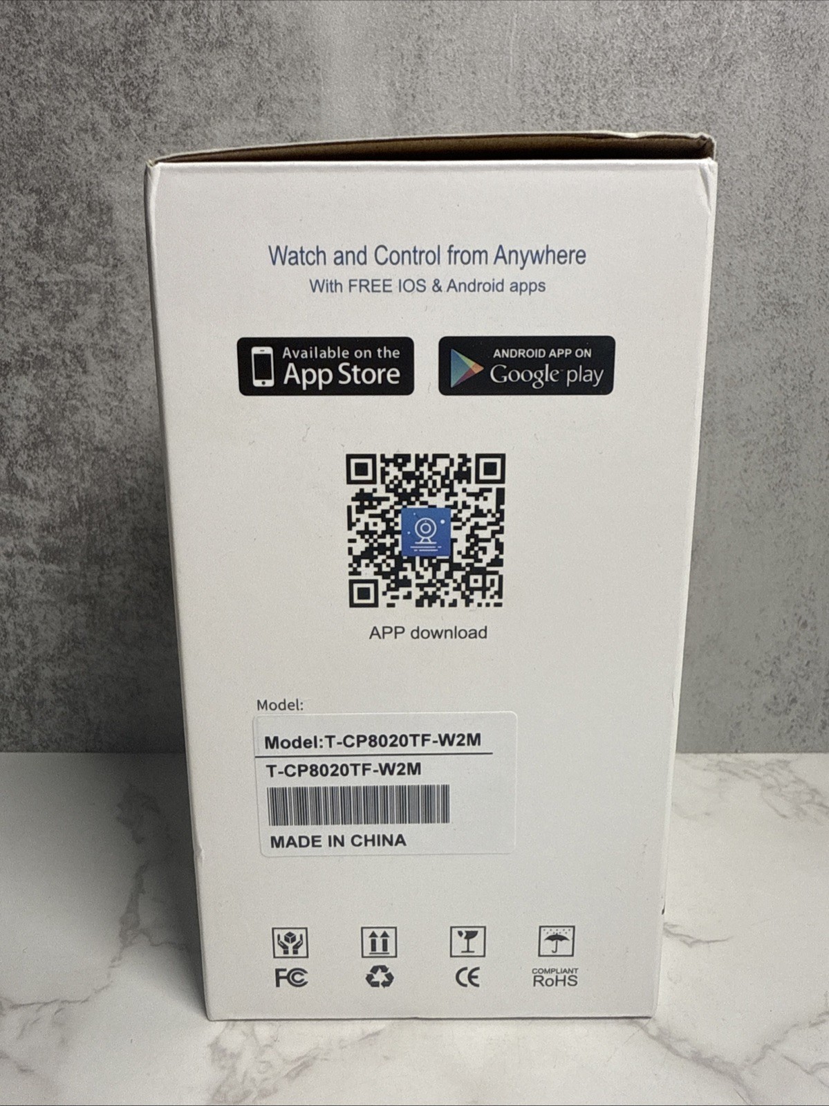 Smart Pan- Tilt Ip Camera P2P Plug & Play Setting NEW (OPEN BOX)
