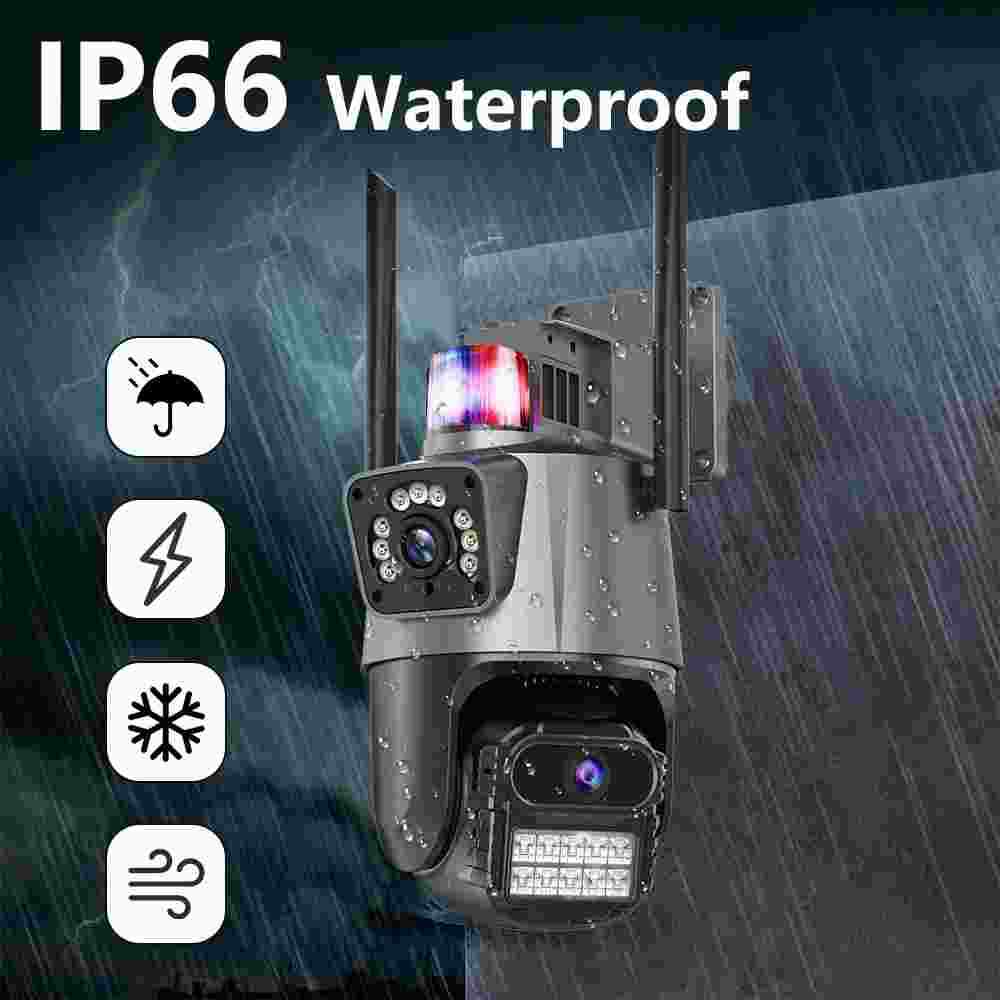 Sistema Juego De 4 Camaras 1080P HD Seguridad Para Casa Con Sensor De Movimiento