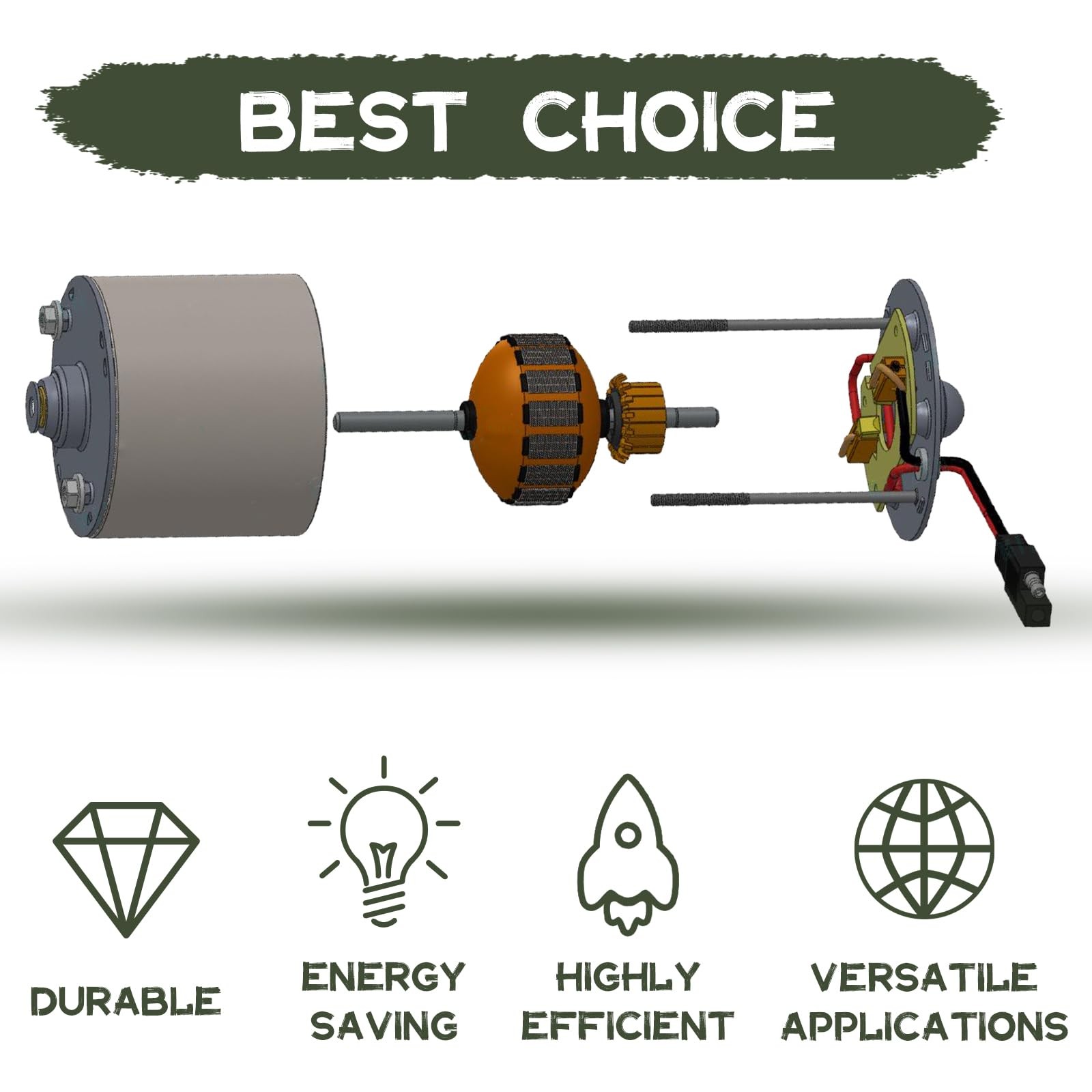 Highwild Universal 12V Hunting Spinner Feeder Box Motor F-