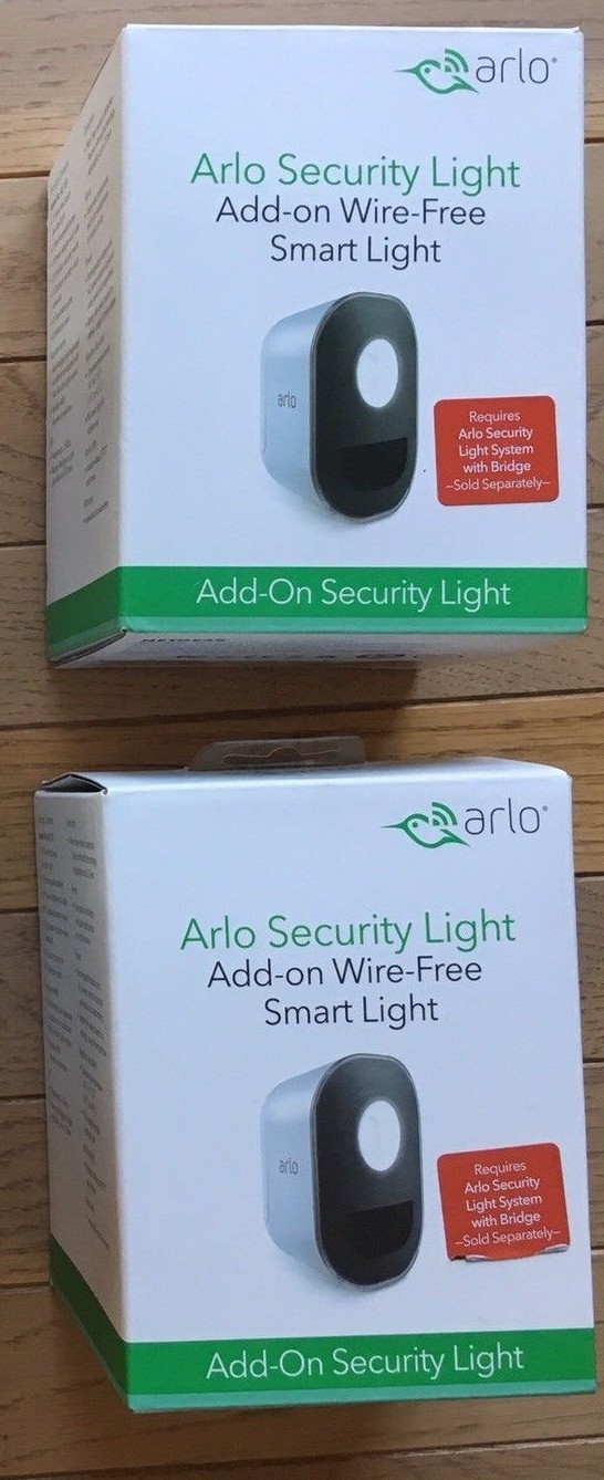ARLO SMART HOME SECURITY WIRELESS LIGHT SET AL1101-100NAS 2 PACK NEW BEST OFFER!