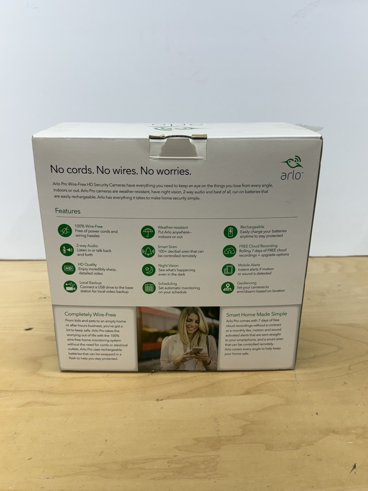 Netgear Arlo Pro Wire-Free HD Security Camera Every Angle Covered 2 Wire Camera