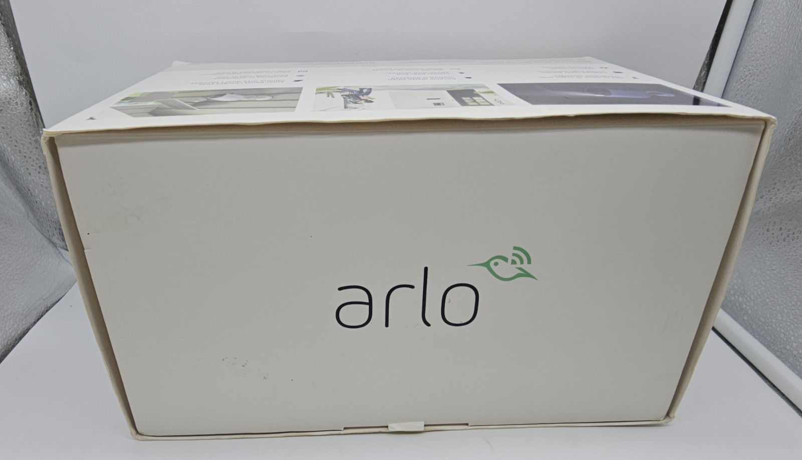 EMPTY BOX ONLY! Arlo Essential Spotlight Camera System (4-Pack) + Solar Panel VM