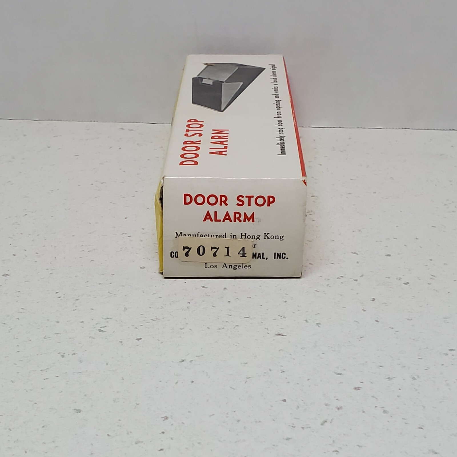 Door Stop Vintage Wedge Security Alarm Old Stock Rare Green (NEW)