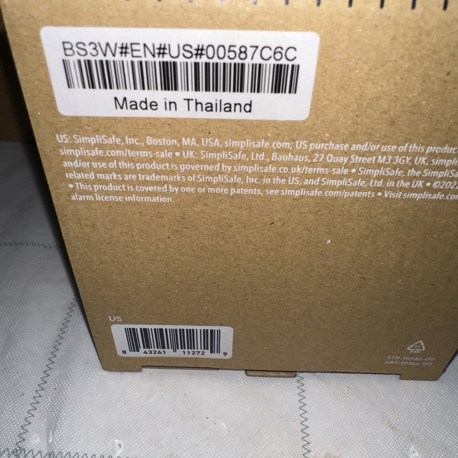 SimpliSafe BS3W Base Station Home Security Alarm System