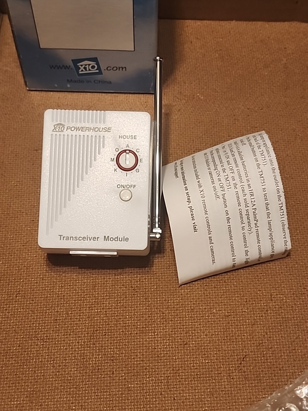 X10 MP3 RF Receiver MR26A-C + Mini Transceiver Module TM751-C – X-10 POWERHOUSE