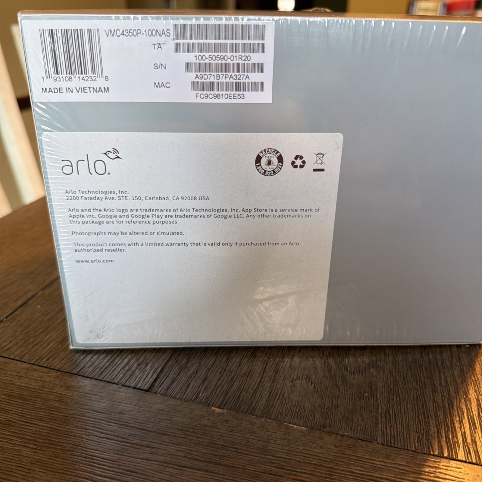 Arlo Pro 4 Spotlight Camera – White, 3 Pack
