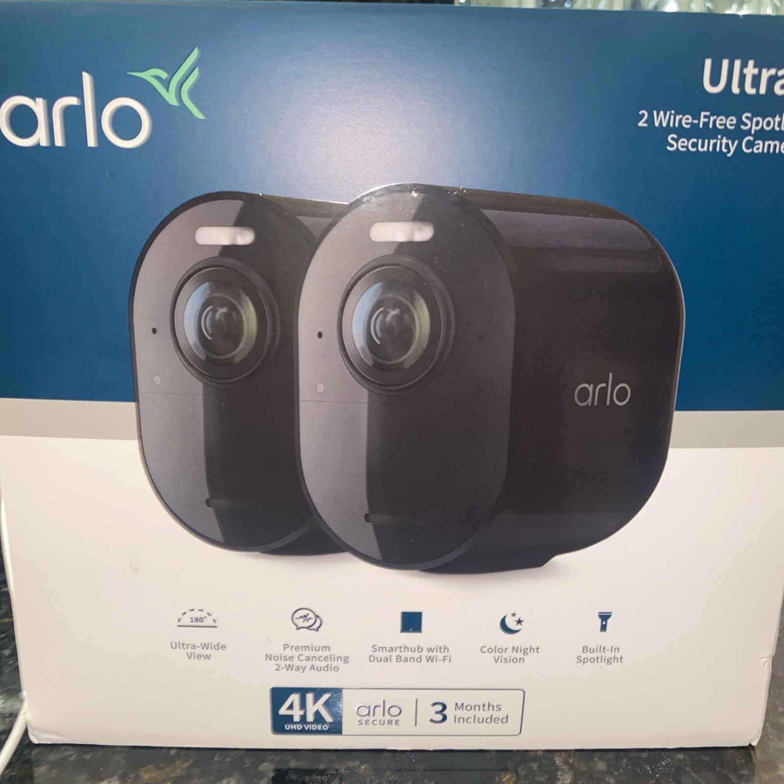 Arlo Ultra 2 UHD 4K Wire-Free Spotlight Security Camera – Mag Mount