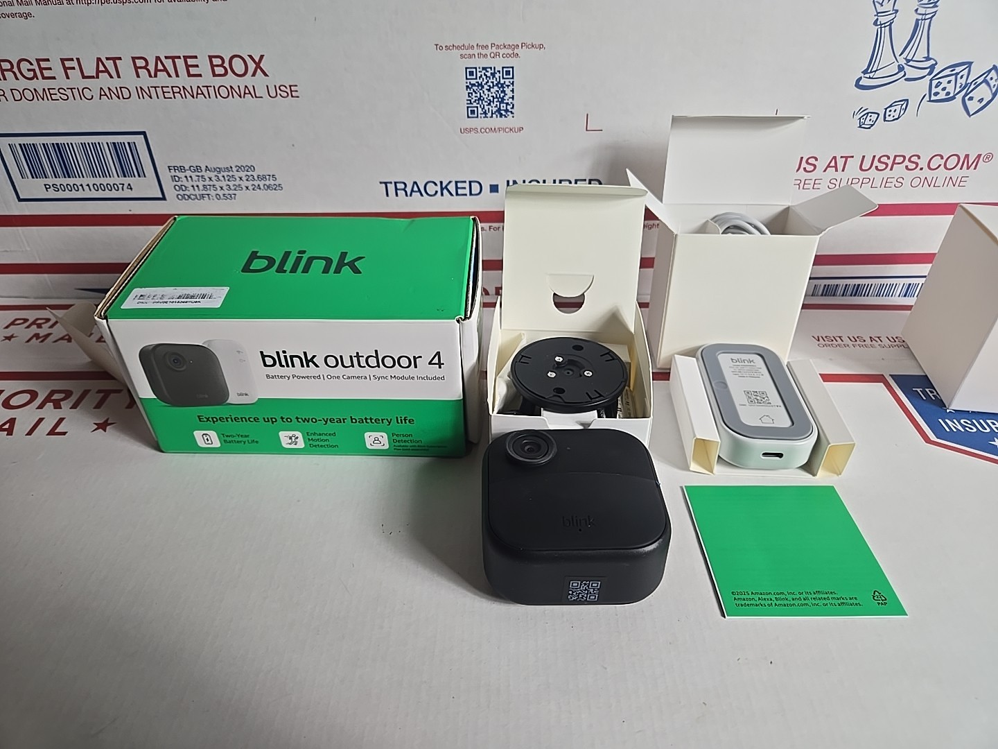 Blink Outdoor 4 Wireless smart security camera, two-year battery life, 1080…