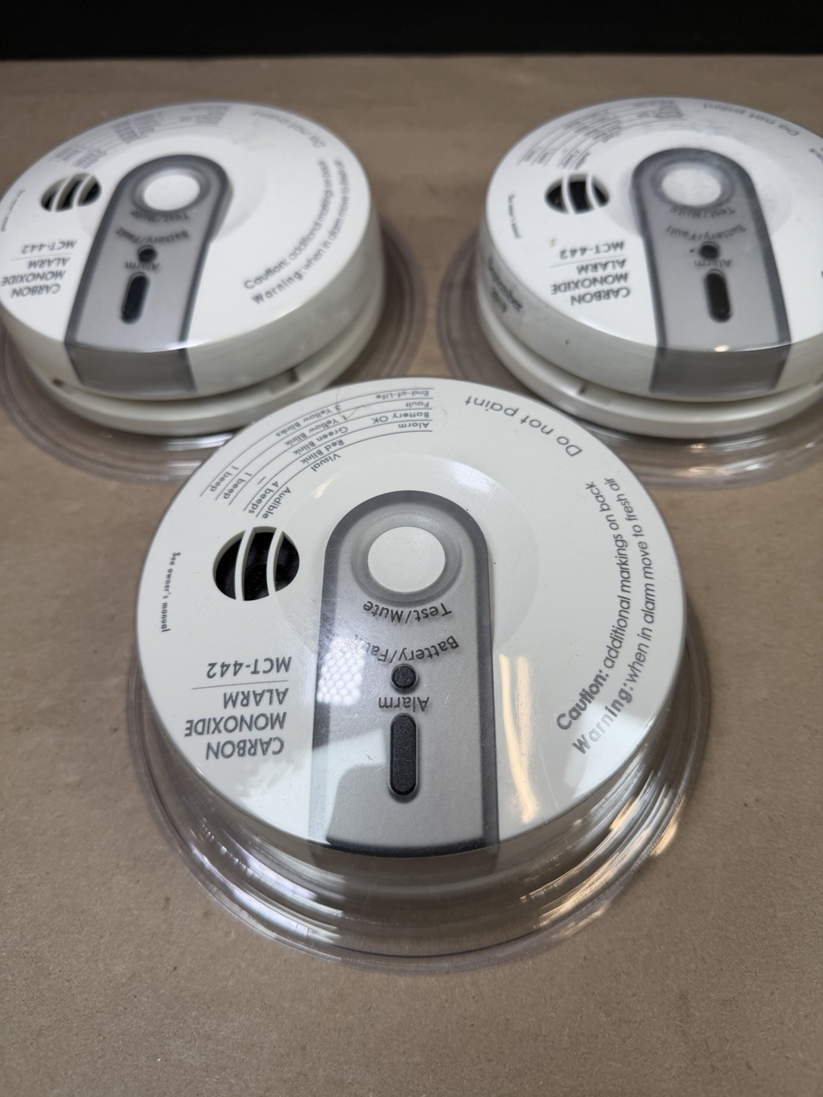 Visonic Lot-3 MCT-442 N SMA (2.4GHz) WH Wireless Carbon Monoxide Detector