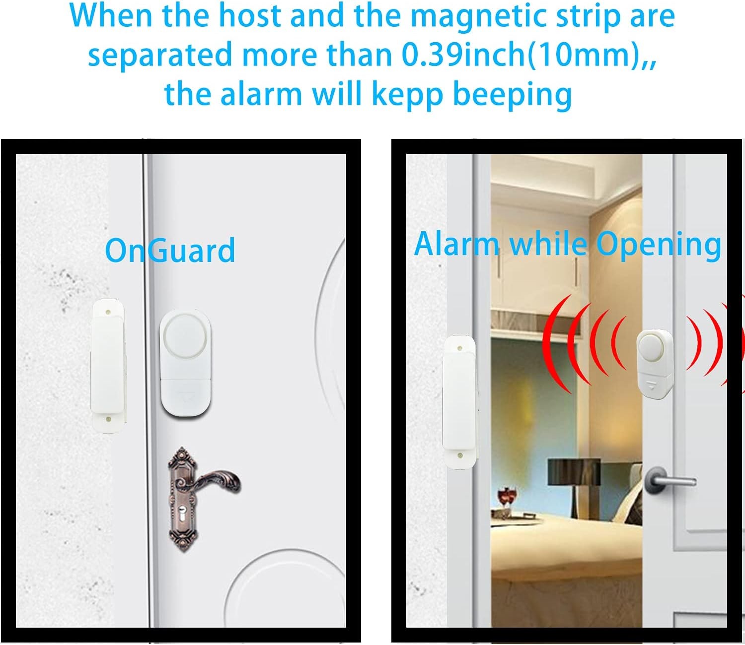 Wireless Home Window Door Burglar Security Alarm System Magnetic Sensor Lot
