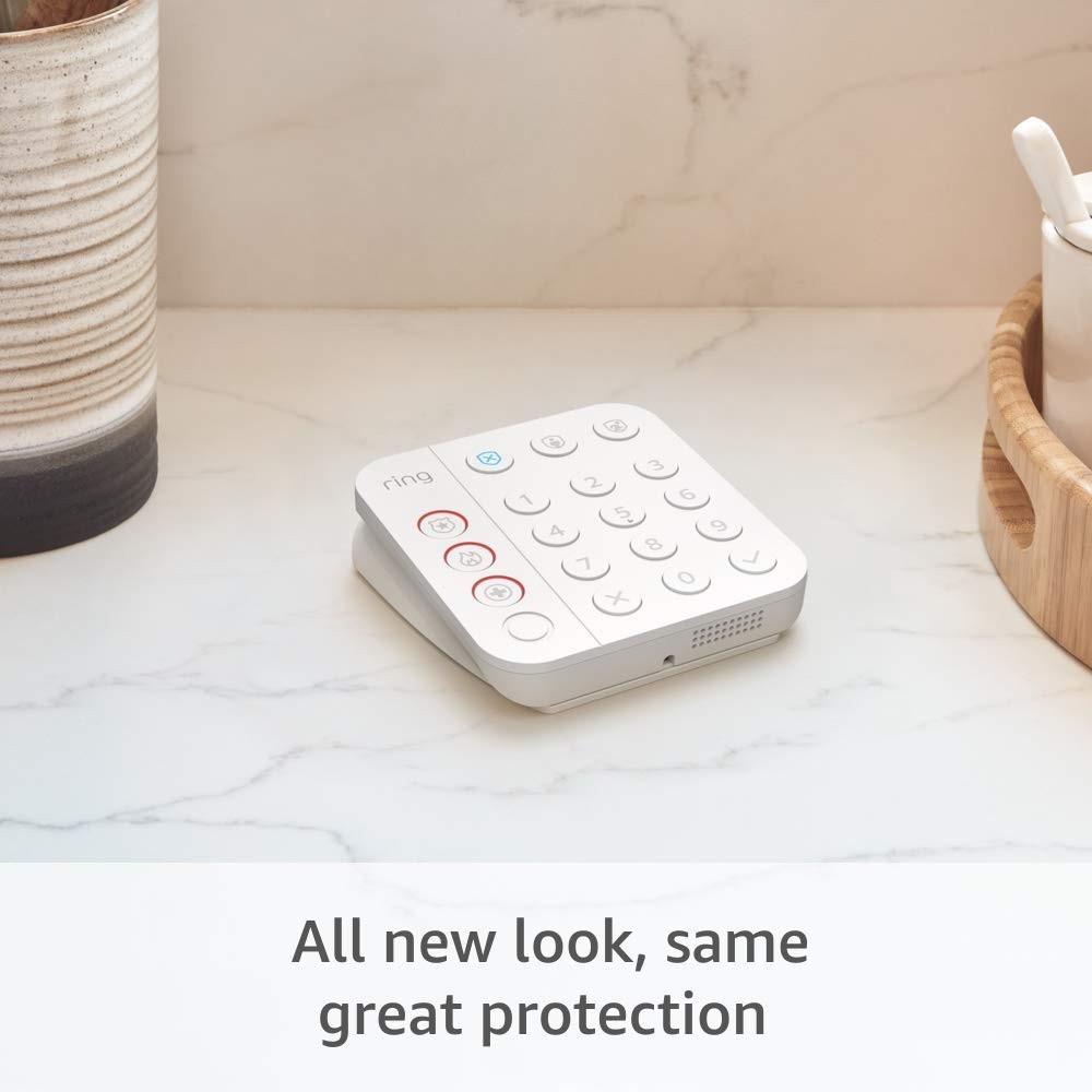 New Ring Alarm 8 Piece Kit 2nd Generation Home Security System – White
