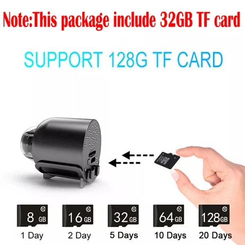 HD 1080P Mini Camera WiFi Camcorder Security Cam For Home