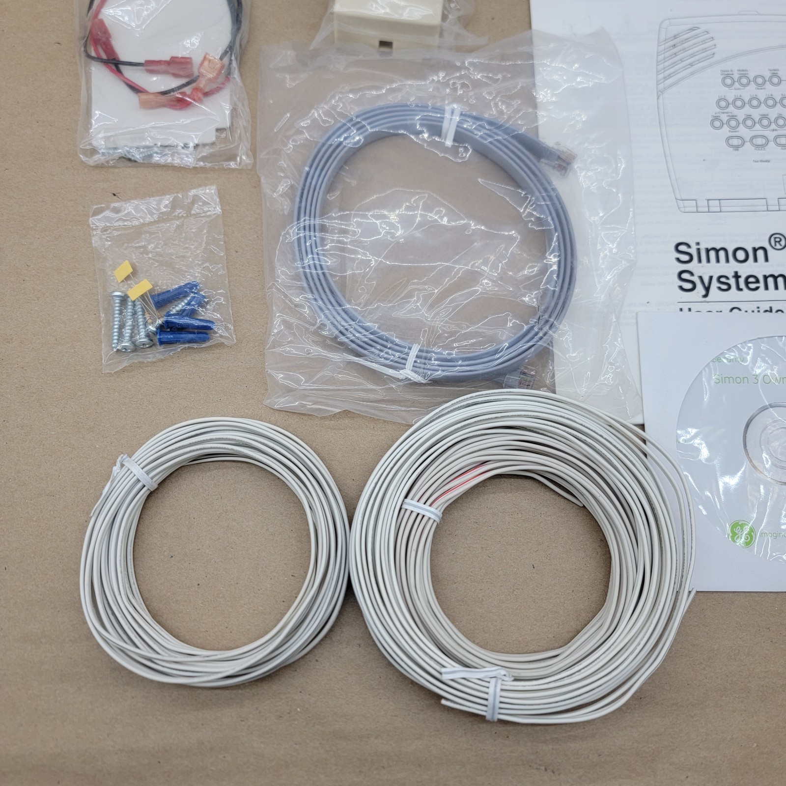 GE Simon 3 Security System Control Panel Starter Kit Speaker System Touchtalk